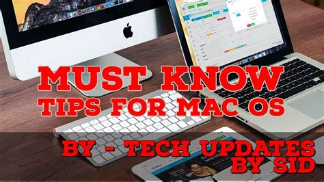 Mac Tips And Tricks By Tech Update By Sid Youtube
