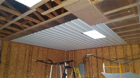 Drywall tends to absorb sound, where steel liner panels reflect it. Steel ceiling panels | Ceiling panels, Ceiling lights ...