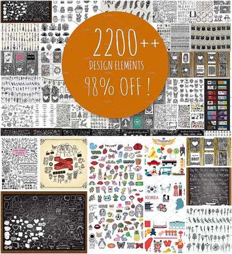 In this bundle you will get more than 2200 items, such as: random ...
