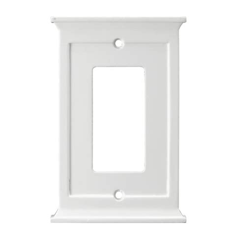 Maybe you would like to learn more about one of these? Shop allen + roth 1-Gang White Decorator Wall Plate at Lowes.com