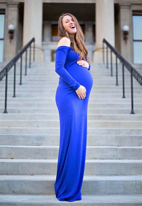 maternity formal gowns off the shoulder simple slim fit style maternity gowns long sleeve