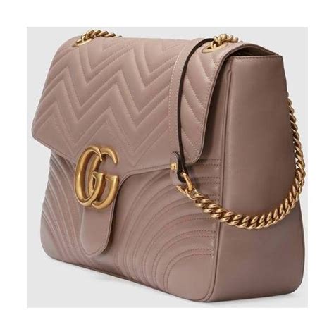 Gucci Gg Marmont Large Shoulder Bag 2590 Liked On Polyvore