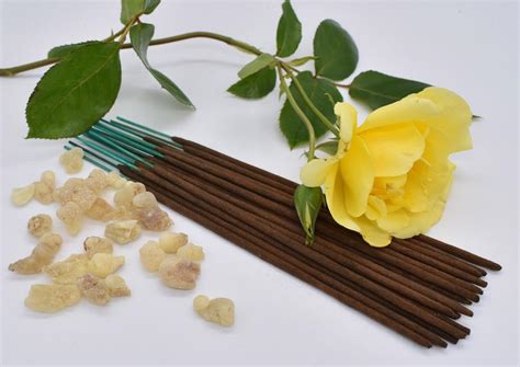 Organic Incense Sticks - Double Strength Temple Grade Frankincense & Rose