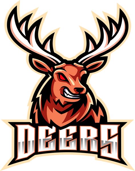Deer Esport Mascot Logo Design By Visink Thehungryjpeg