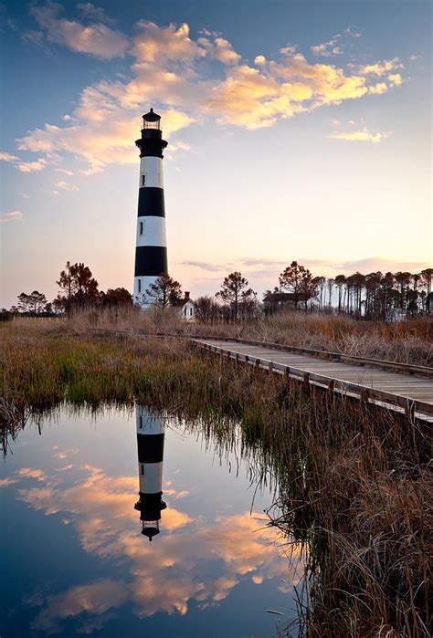 Bodie Island Lighthouse Cape Hatteras Outer Banks Nc Photograph By