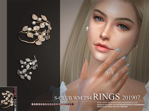 Rings 201907 By S Club Wm At Tsr Sims 4 Updates