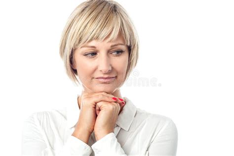 Portrait Of A Beautiful Calm Woman Stock Image Image Of Female