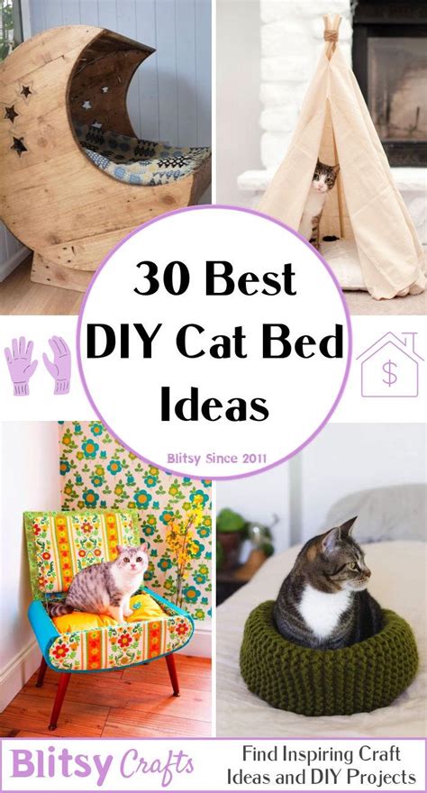 30 Unique Diy Cat Bed Ideas That Anyone Can Make Blitsy