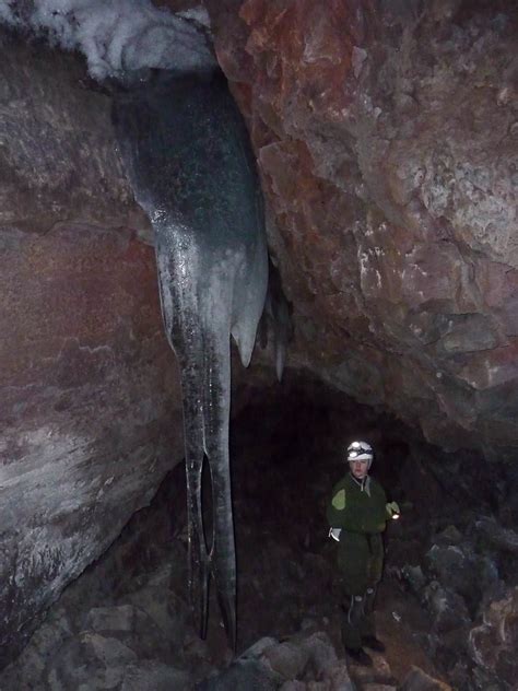 Ranger Angela Crystal Ice Cave Lava Beds National Monument A Photo