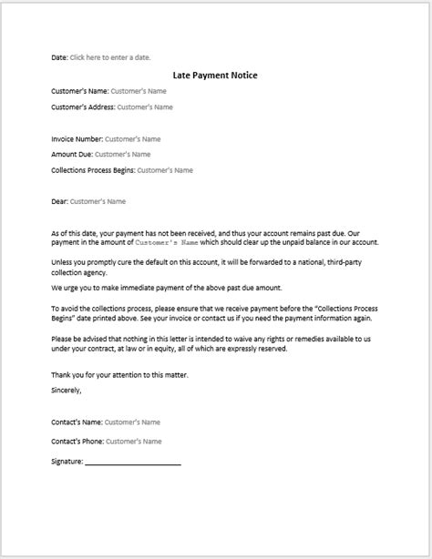 25 Free Late Payment Reminder Letters Email Examples