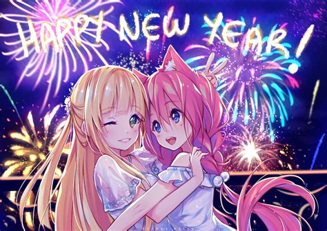 Video Original Happy New Year By Hyanna Natsu On Deviantart Manga Kawaii Kawaii Art