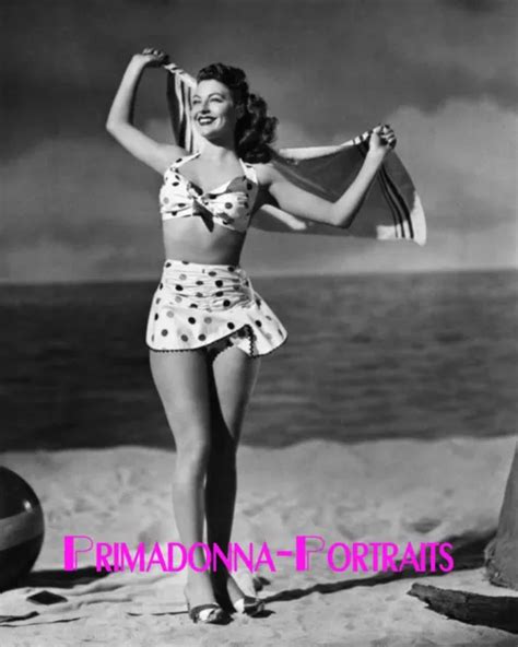Ava Gardner 8x10 Lab Photo 1940s Sexy Swimsuit Beach Babe Glamour Portrait 1499 Picclick