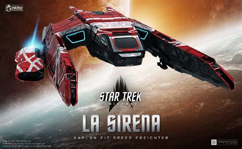 Hero Collector Eaglemoss La Sirena Starship Star Trek