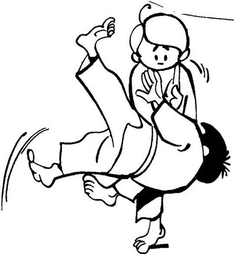 Dibujos Judo Para Colorear