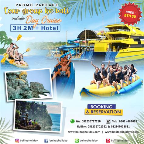 Paket Tour Group Bali 3 Hari 2 Malam Wisata Cruise