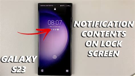 How To Show Hide Notification Contents On Lock Screen Of Samsung