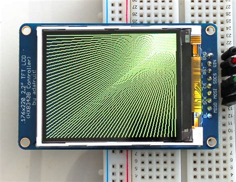 22″ 18 Bit Color Tft Lcd Display With Microsd Card Breakout — Hx8340bn