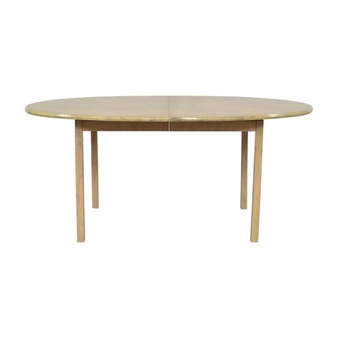 Bloomingdales Oval Extendable Dining Table 59 Off Kaiyo