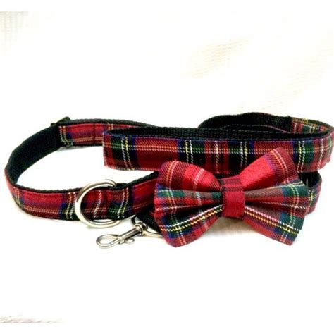 Royal Stewart Tartan Gorgeous Right Plaid Dog Collars Dog Collars