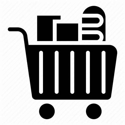 Grocery Icon Supermarket Shopping Slotted Angle Vectorified