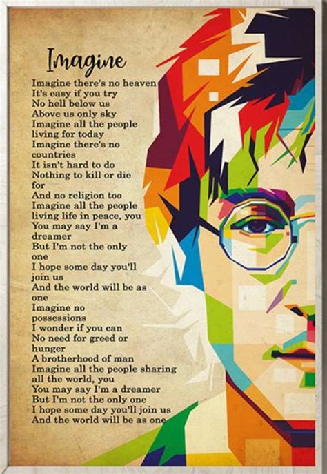 Lyric For John Lennon Imagine All The People Lyrice