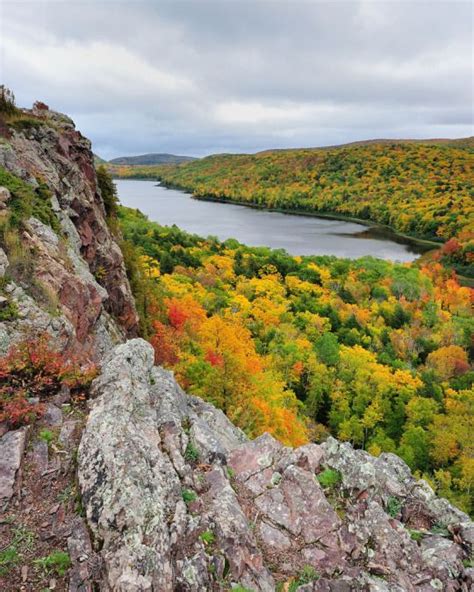 Lake Of The Clouds Porcupine Mountain Wilderness State Park By