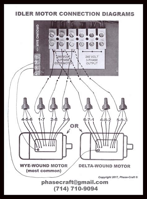3 Phase Rotary Phase Converter Wiring Diagram Upyarn