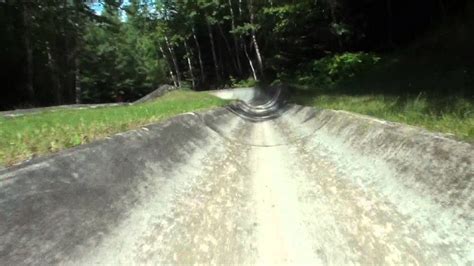 Lutsen Mountan Alpine Slide Crash Footage Youtube