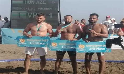 Inam Butt Clinches Bronze At Beach Wrestling World Series In Turkey