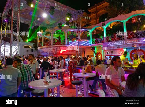 Bistro Bellman Nightclub In The Town Centre At Night Alanya Turkish