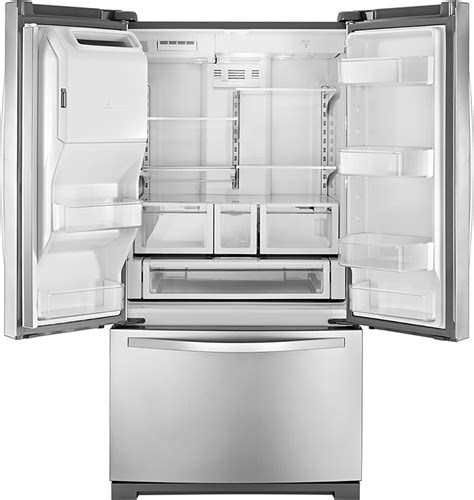 Best Buy Whirlpool 25 Cu Ft French Door Refrigerator With Thru The