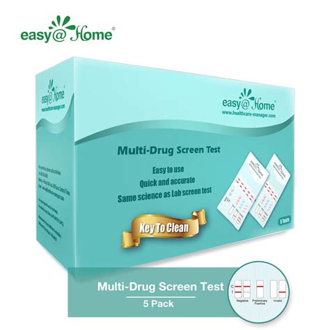 5 Pack Easyhome Instant Urine Drug Test Cup Ecdoa 254
