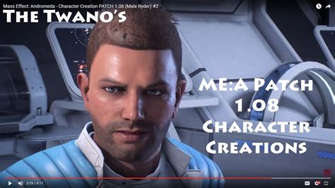 Mass Effect Andromeda Character Creation Patch 108 Male Ryder 2