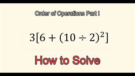 Math Order Of Operations Simple And Fun Youtube