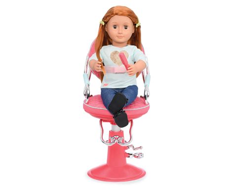 Sitting Pretty Salon Chair Pink Usd 4995 Itbms American Girl Doll Furniture American Girl