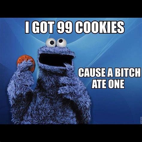 Funny Cookie Monster Monster Cookies English Teacher Humor Funny