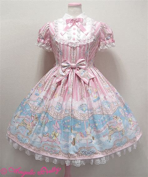 Angelic Pretty Fantastic Carnival Op In Pink One Piece Lace