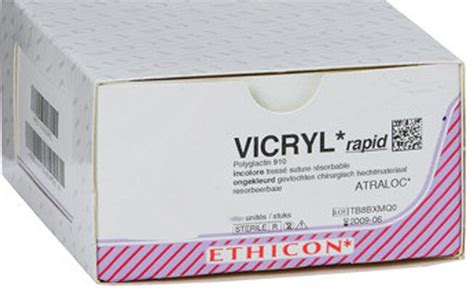 Vicryl Rapide Usp 5 0 75cm C 3 Undyed Vr2289 36x1 Medische Vakhandel
