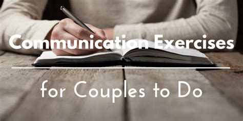 Communication Exercises For Couples 7 Activities You Can Do To Improve Communication In Your