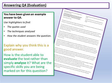 Aqa english language paper 2 revision resources. AQA English Language Paper 1 Q4 Model Answer | Teaching ...