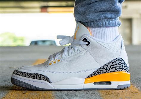 He also wore the black cement pair in the actual. Air Jordan 3 Laser Orange CK9246-108 Release Date | SneakerNews.com