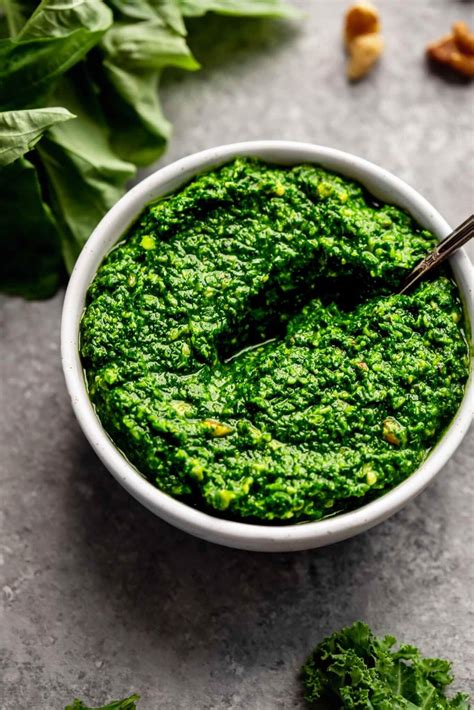 Kale Pesto Recipe Quick Easy Platings Pairings