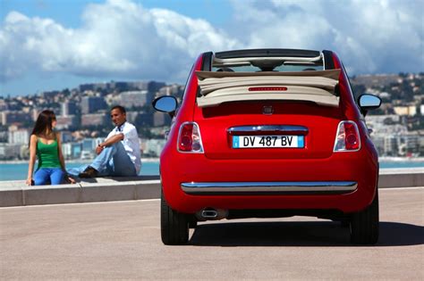 New Fiat 500c With Sliding Soft Roof