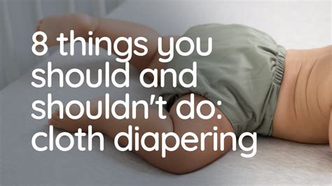 Cloth Diapering 8 Things You Should And Shouldnt Do Kinder Cloth