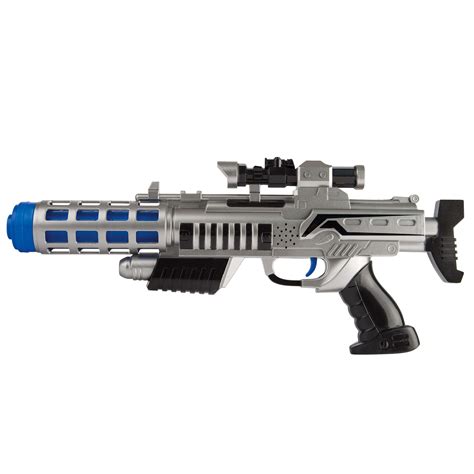 Galactic Wars Space Toy Gun Blaster Led Lights And Realistic Sounds