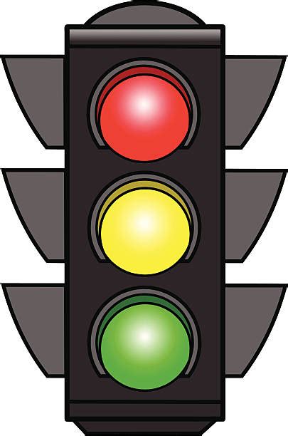 Best Yellow Traffic Light Illustrations Royalty Free Vector Graphics