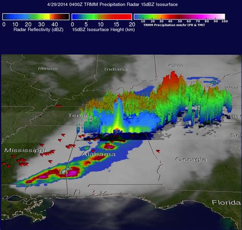 Deadly Tornadoes Hit Southern States For Second Day Nasa Global