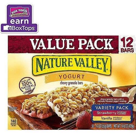 Nature Valley Yogurt Strawberry And Vanilla Variety Pack Chewy Granola
