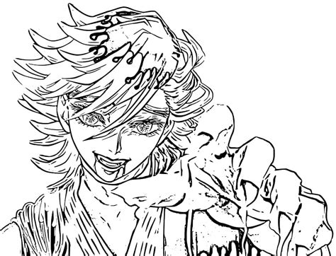 Doma Demon Slayer Coloring Page Anime Coloring Pages