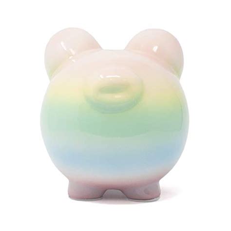 Child To Cherish Ombre Ceramic Piggy Bank Rainbow Pricepulse